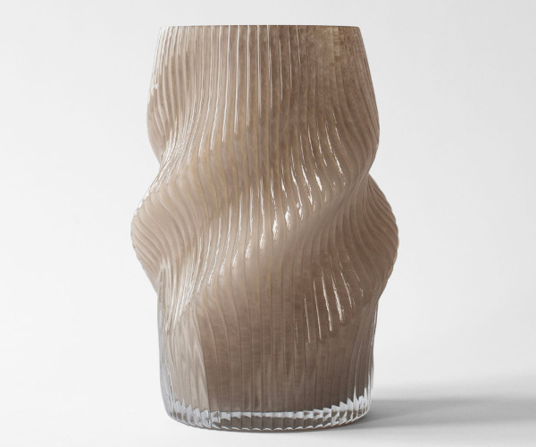 Tell Me More Fano vase - 25x13,5 - taupe Tell Me More Fano vase - 25x13,5 - taupe