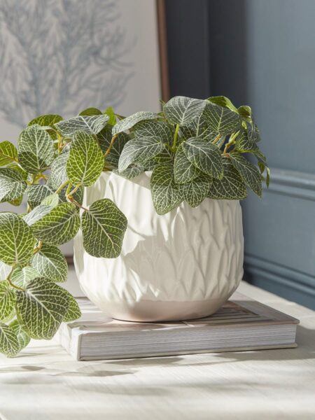 Textured Leaf Planter