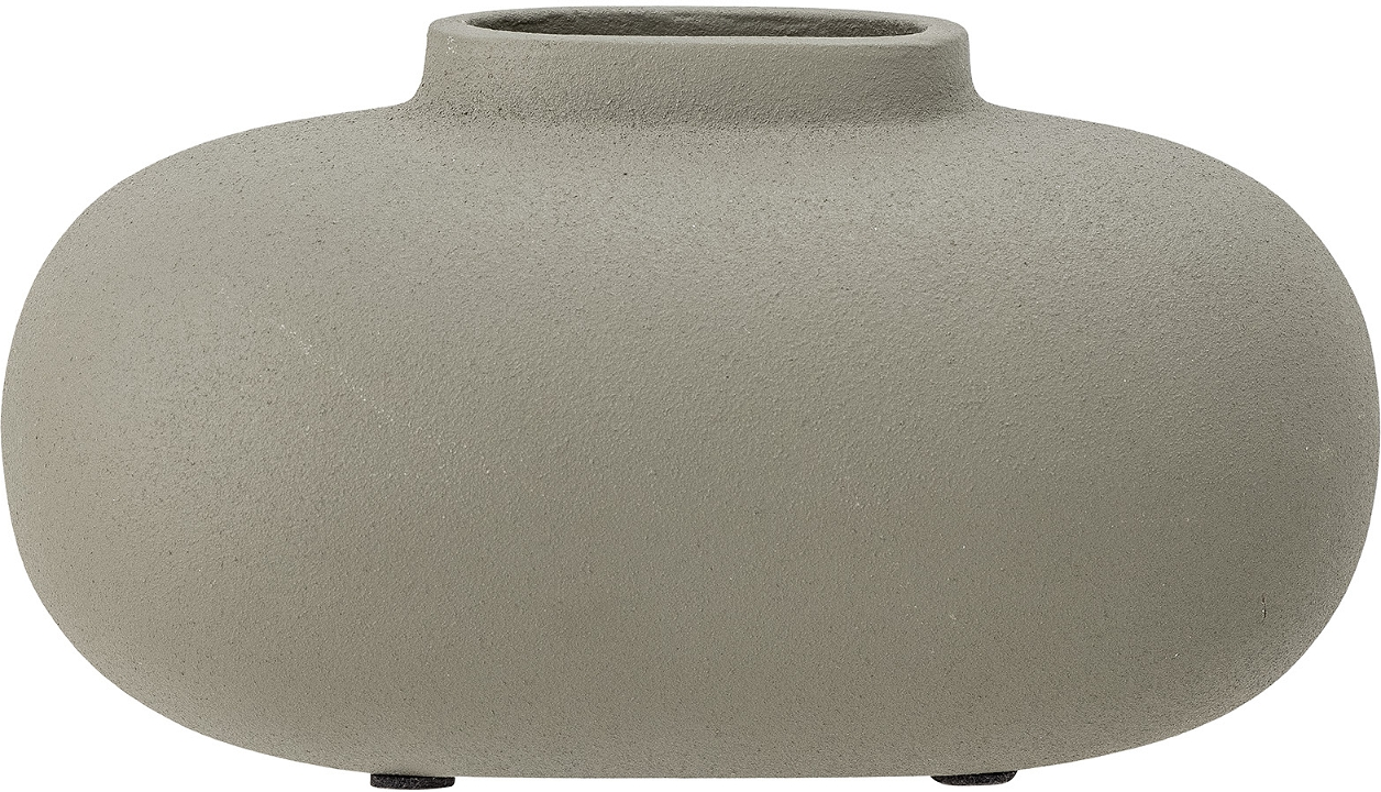 Tezza, Vase, grå, aluminium Tezza, Vase, grå, aluminium