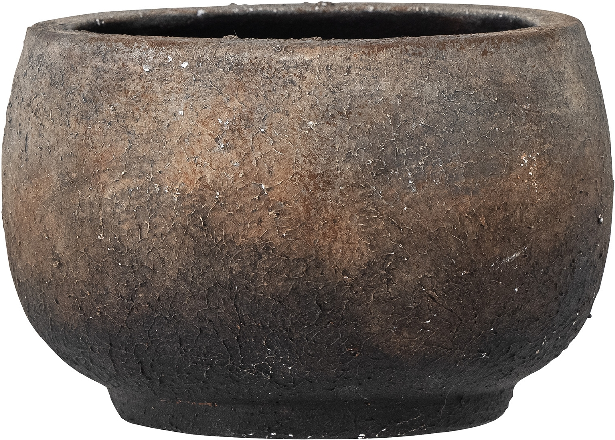 Thira, Deko Urtepotte, brun, H15x10,5 cm, terrakotta Thira, Deko Urtepotte, brun, H15x10,5 cm, terrakotta