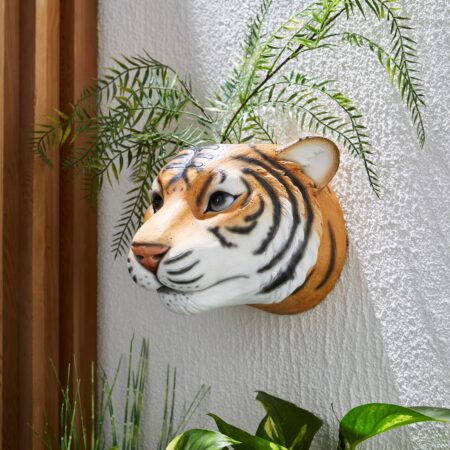 Tiger Head Plant Pot Brown