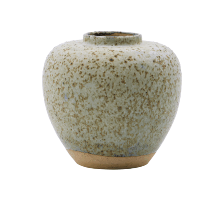 Tino vase, Grå - H9 cm