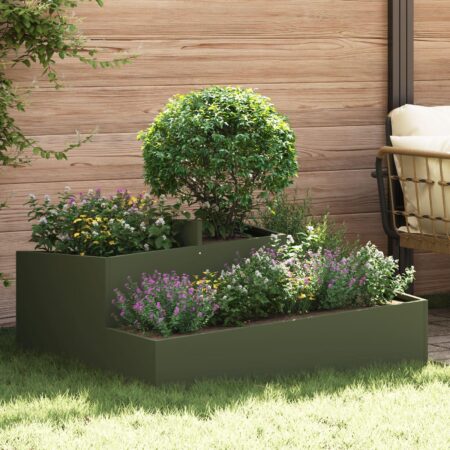 Tønder & Planter Olivengrøn Metal 100 cm længde Planter