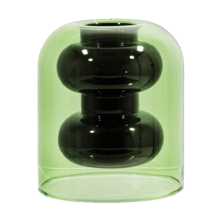 Tom Dixon Bump Short vase Black