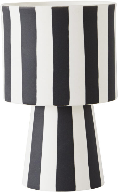 Toppu Pot Small Black/white