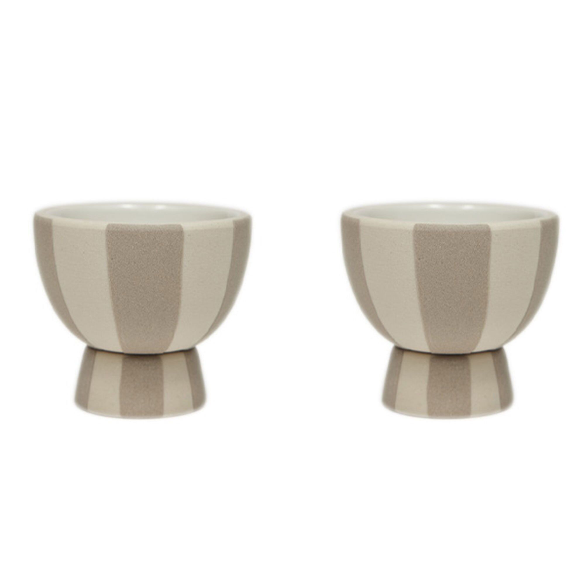 Toppu æggebæger 2 stk, clay Toppu æggebæger 2 stk, clay