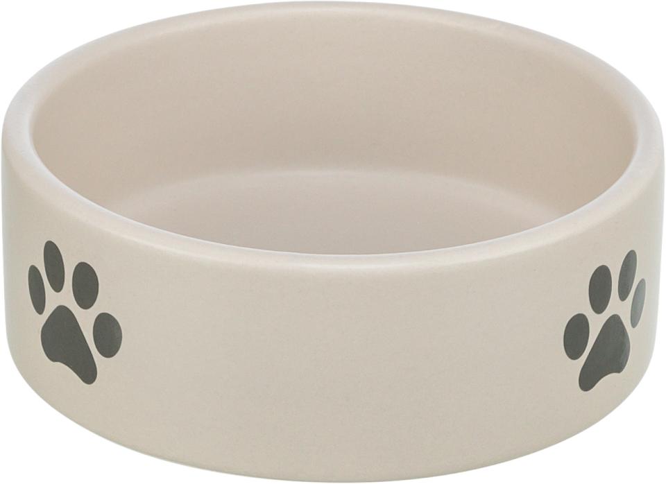 Trixie - Hundeskål med pote-motiver, 3 størrelser - 0,3 liter Trixie - Hundeskål med pote-motiver, 3 størrelser - 0,3 liter