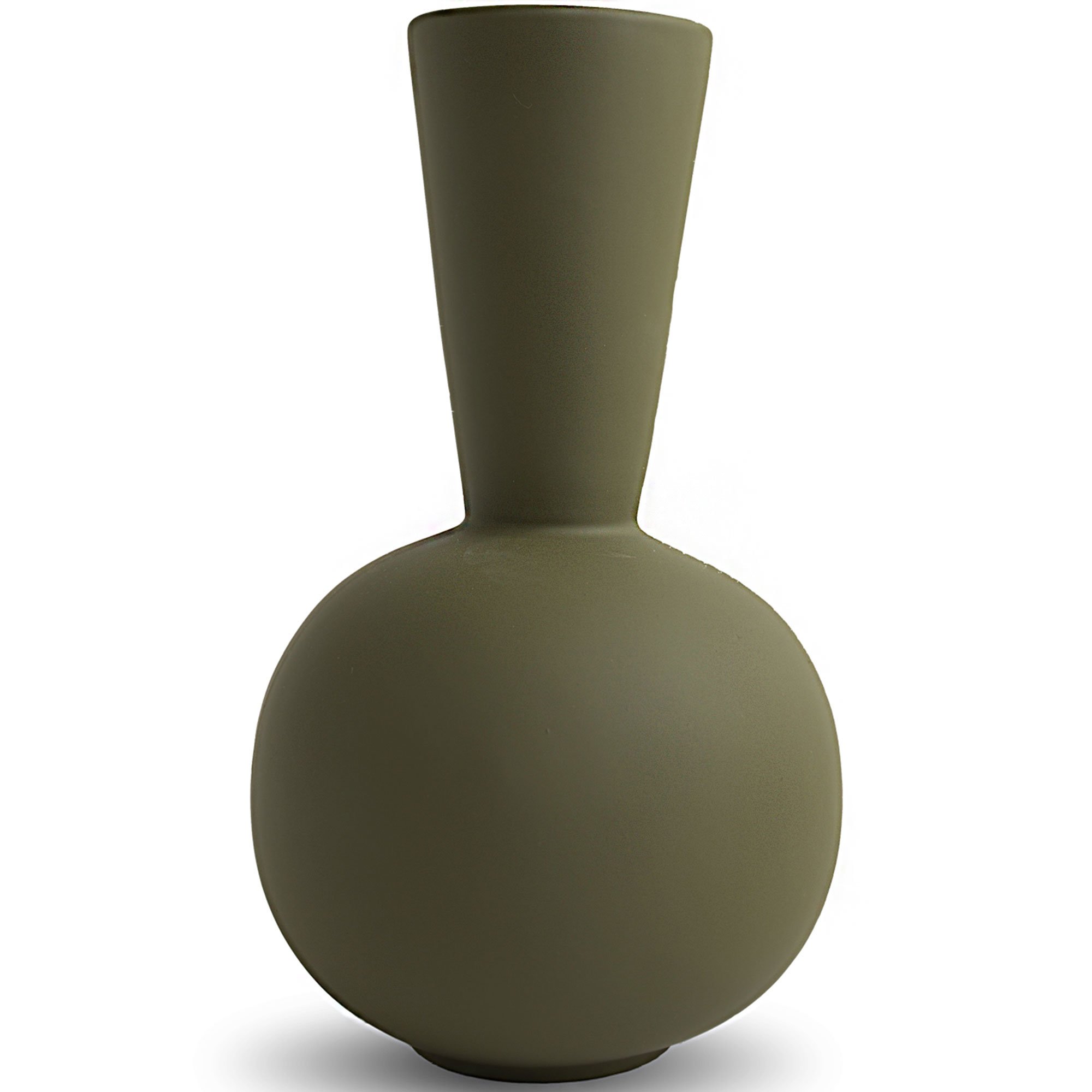 Trumpet vase, 30 cm, oliven Trumpet vase, 30 cm, oliven