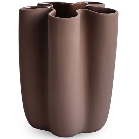 Tulipa vase, 20 cm, hazelnut