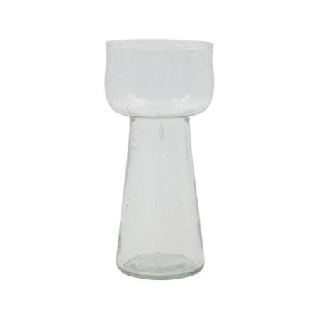 Tuur vase, klar - H16,5 cm
