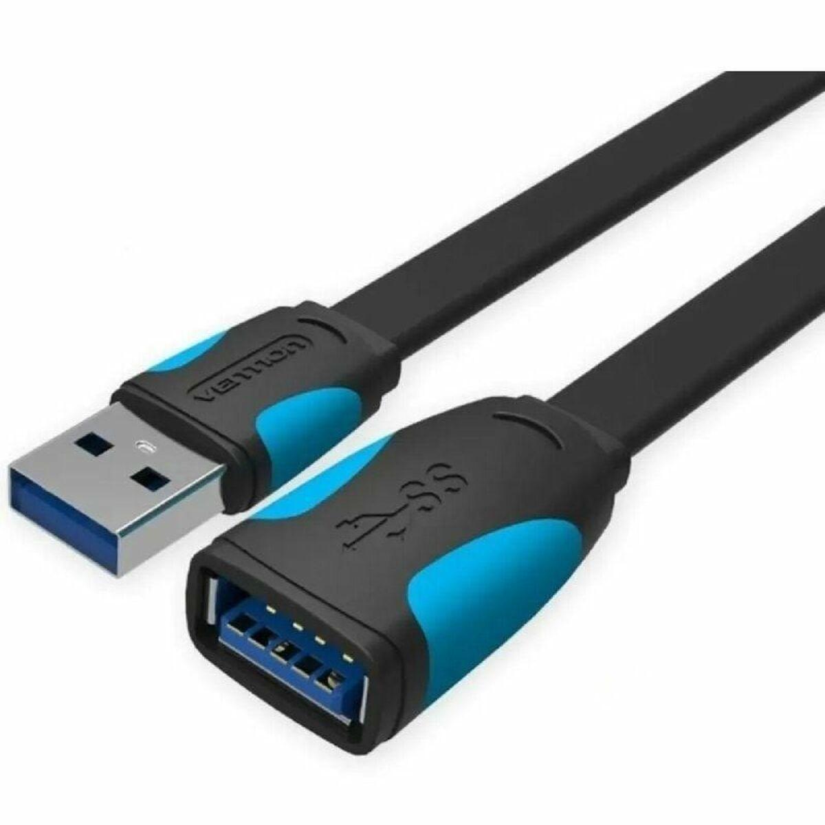 USB forlængerkabel Vention VAS-A13-B200 Sort 2 m (1 enheder) USB forlængerkabel Vention VAS-A13-B200 Sort 2 m (1 enheder)
