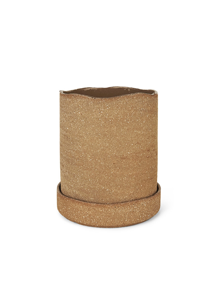 Uneru Pot, Ø16 fra Ferm Living (Brown) Uneru Pot, Ø16 fra Ferm Living (Brown)