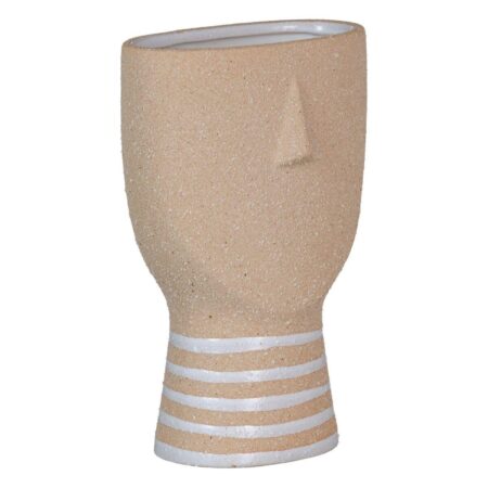 Urtepotte 14 x 9 x 21,5 cm Keramik Natur