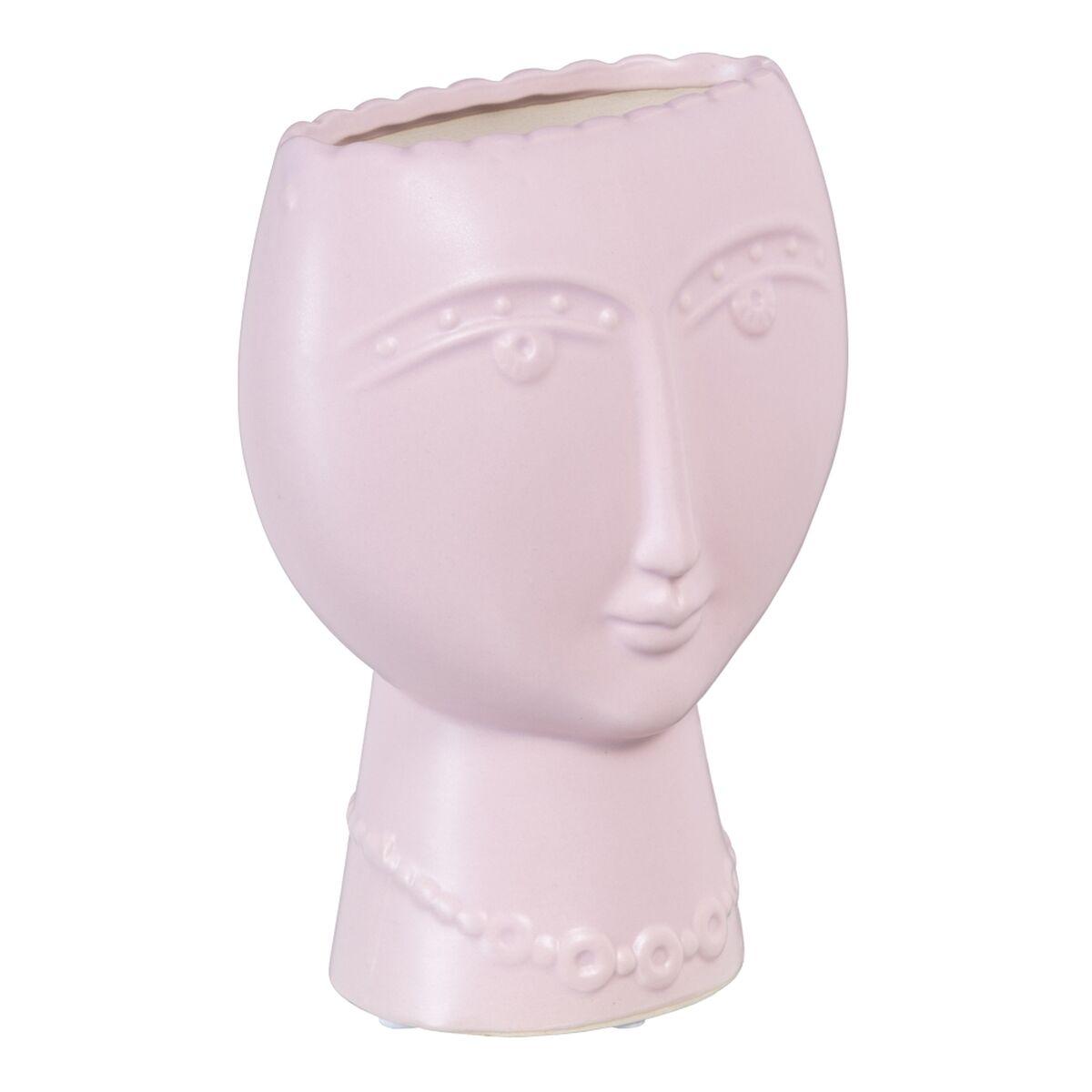 Urtepotte 15 x 8,5 x 19 cm Ansigt Keramik Malva Urtepotte 15 x 8,5 x 19 cm Ansigt Keramik Malva