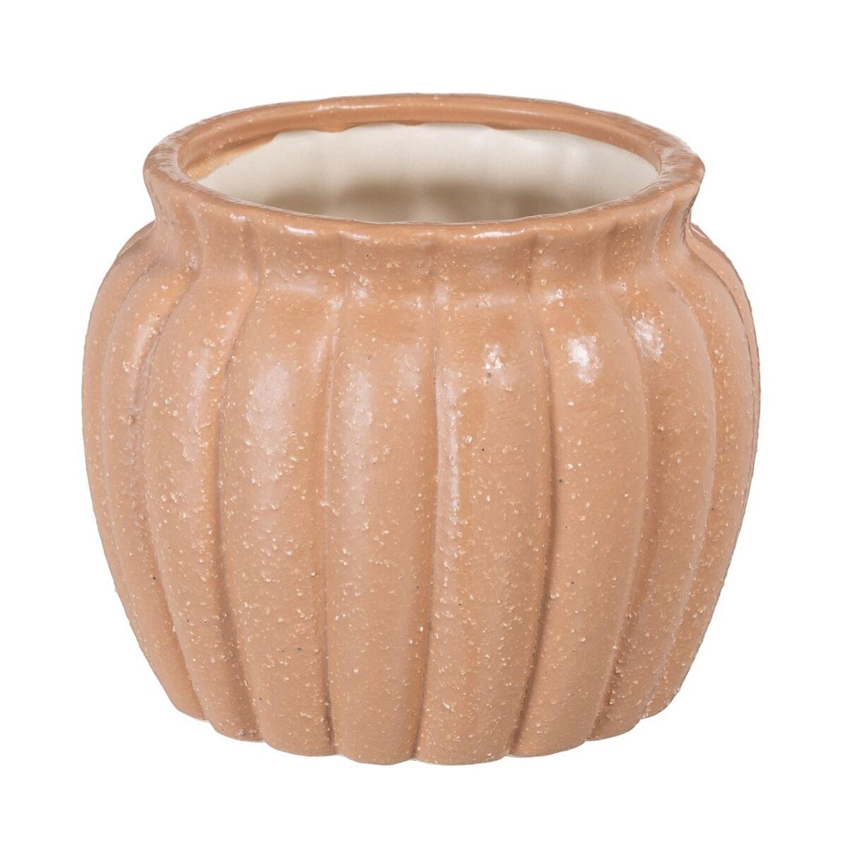 Urtepotte 17,5 x 17,5 x 14,5 cm Keramik Laksefarvet Urtepotte 17,5 x 17,5 x 14,5 cm Keramik Laksefarvet