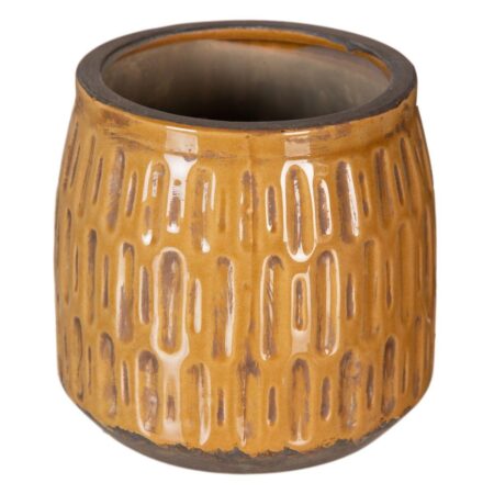 Urtepotte 17,5 x 17,5 x 17 cm Keramik Sennep