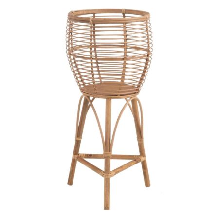 Urtepotte 37,5 x 37,5 x 80 cm Natur Rattan