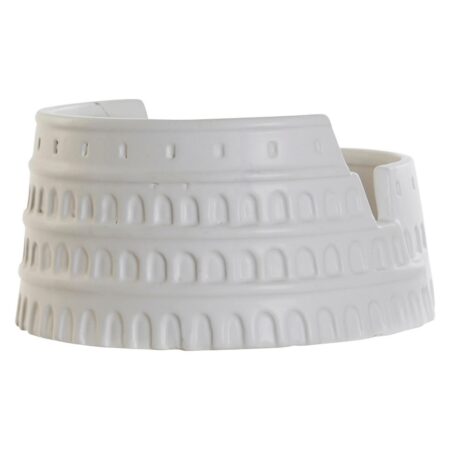 Urtepotte 8424001780327 Hvid Keramik Cirkulær Neoklassisk 20 x 20 x 10 cm