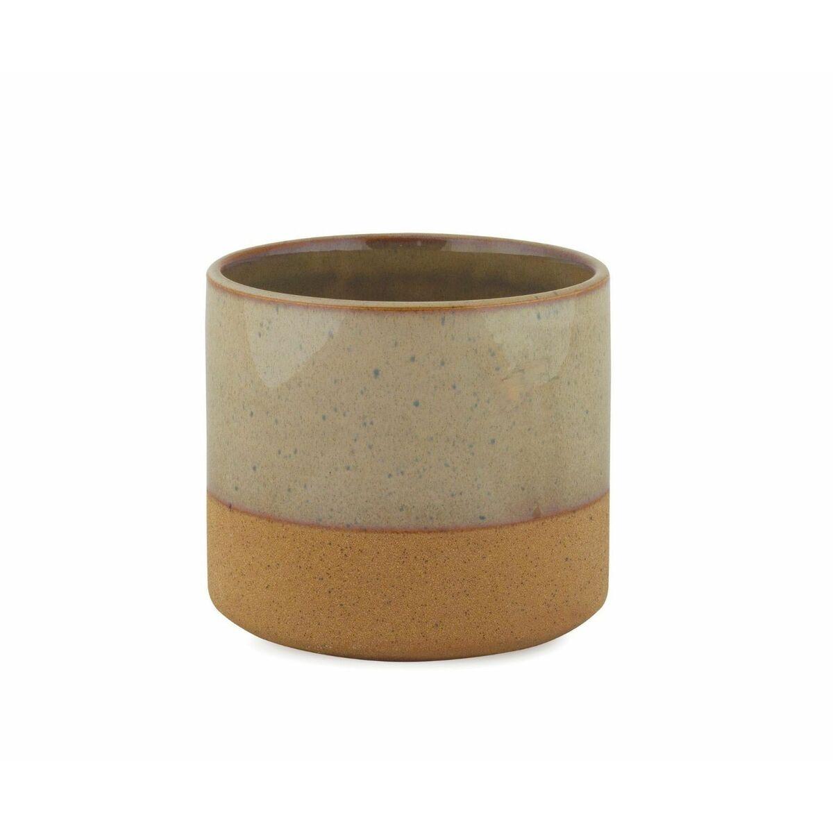 Urtepotte Alexandra House Living Beige Camel Keramik 16 x 14 x 16 cm Urtepotte Alexandra House Living Beige Camel Keramik 16 x 14 x 16 cm