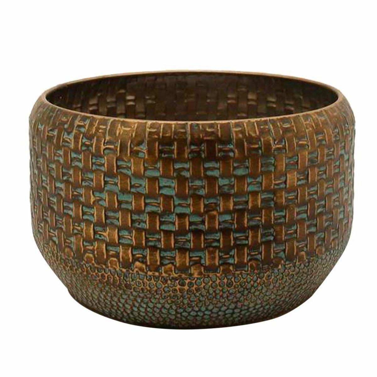 Urtepotte Alexandra House Living Guld Jern 32 x 19 x 32 cm Urtepotte Alexandra House Living Guld Jern 32 x 19 x 32 cm