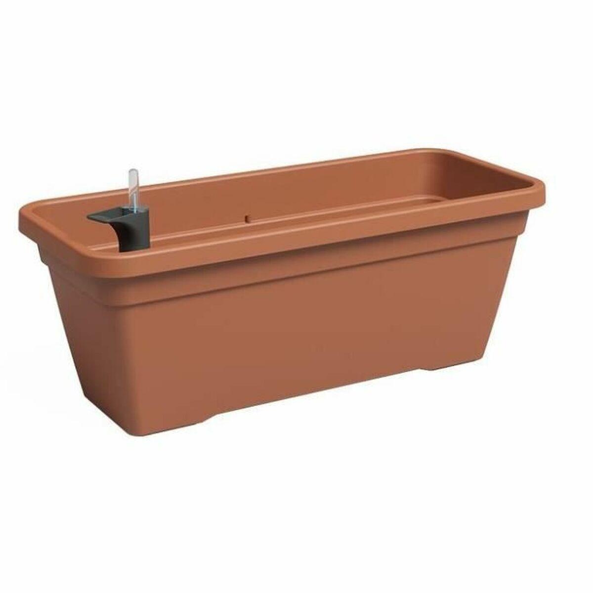 Urtepotte Artevasi 77,9 x 24 x 22 cm Terrakotta Plastik Rektangulær Urtepotte Artevasi 77,9 x 24 x 22 cm Terrakotta Plastik Rektangulær