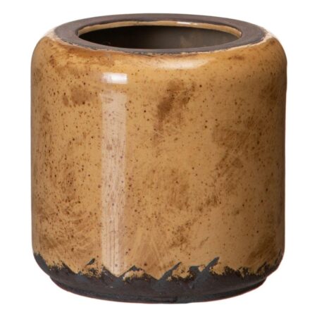 Urtepotte Brun Keramik 14 x 14 x 14 cm