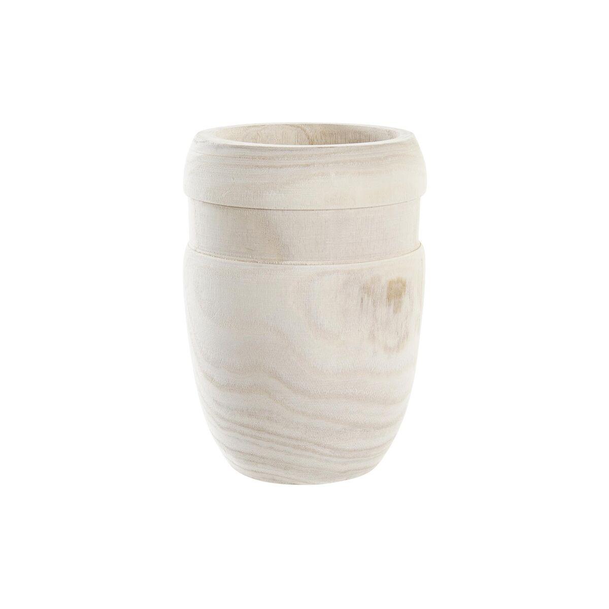 Urtepotte Brun Natur Firkantet Boho 15 x 15 x 20 cm Urtepotte Brun Natur Firkantet Boho 15 x 15 x 20 cm