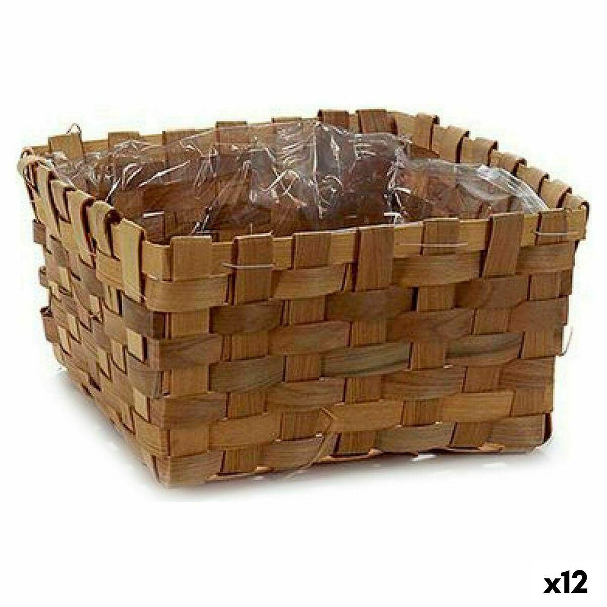 Urtepotte Brun Sukkerrør (24 x 13 x 24 cm) (12 enheder) Urtepotte Brun Sukkerrør (24 x 13 x 24 cm) (12 enheder)
