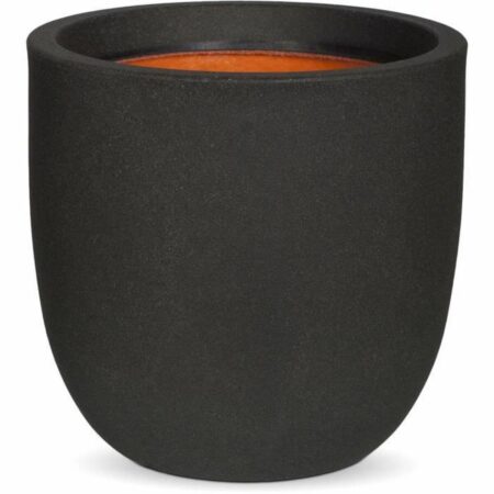 Urtepotte Capi Europe sort plastik oval Ø 43 cm