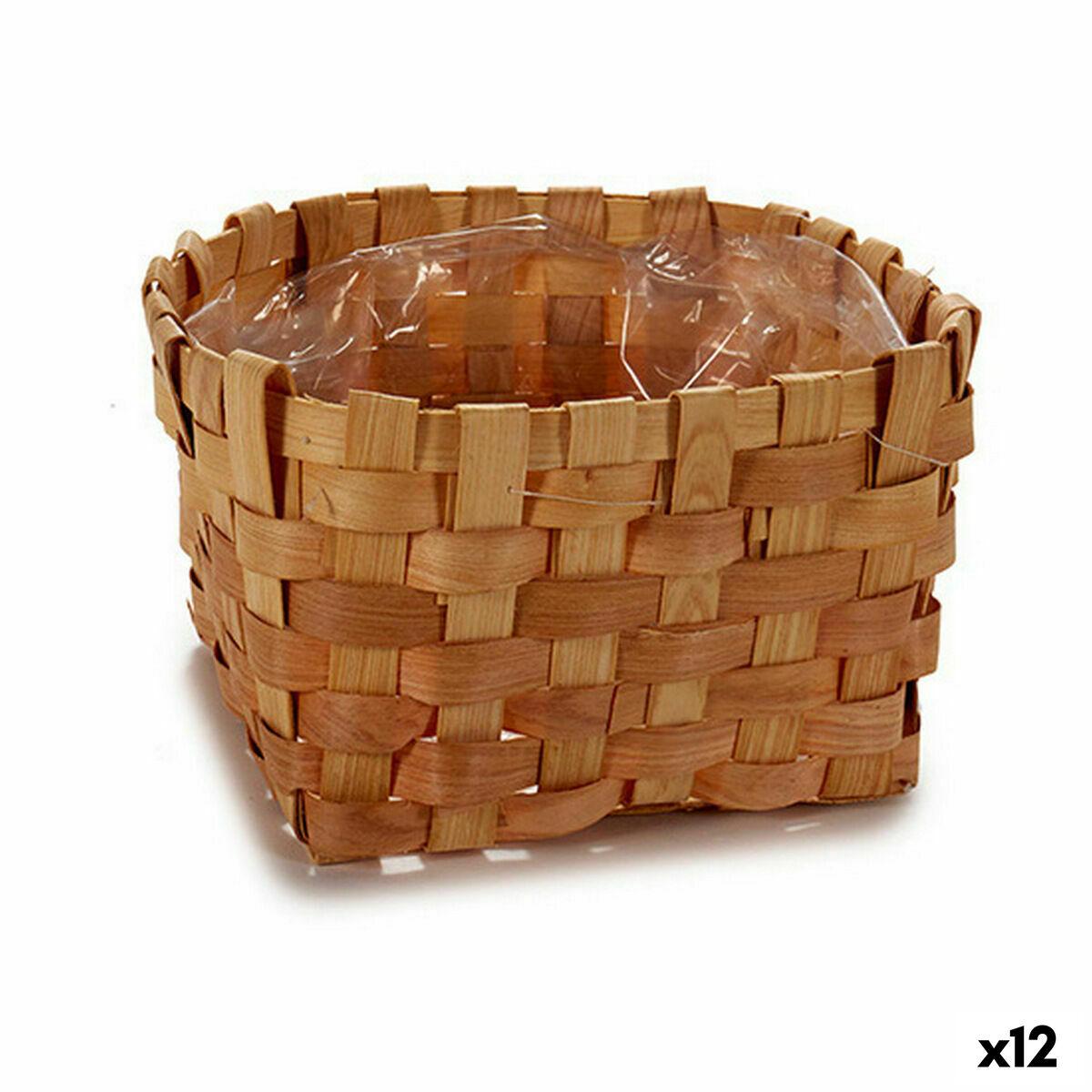 Urtepotte Cirkulær Brun Sukkerrør 23 x 12 x 23 cm (12 enheder) Urtepotte Cirkulær Brun Sukkerrør 23 x 12 x 23 cm (12 enheder)