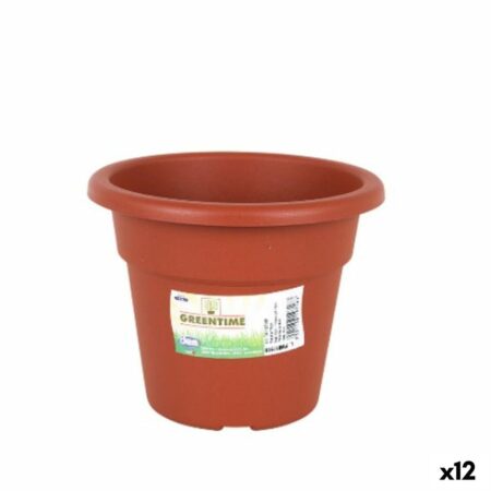 Urtepotte Dem Greentime Cirkulær Brun Ø 16 x 13 cm (12 enheder)
