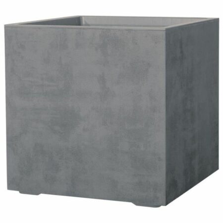 Urtepotte Deroma Grå 49 x 49 x 49,5 cm Plastik Firkantet Spand Ø 49 x 45 cm