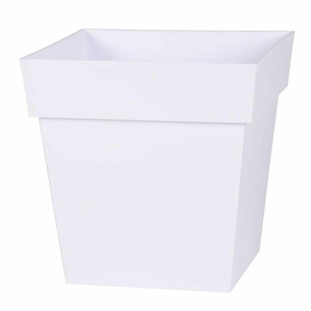 Urtepotte EDA Hvid polypropylen 32 x 32 x 32 cm Urtepotte EDA Hvid polypropylen 32 x 32 x 32 cm