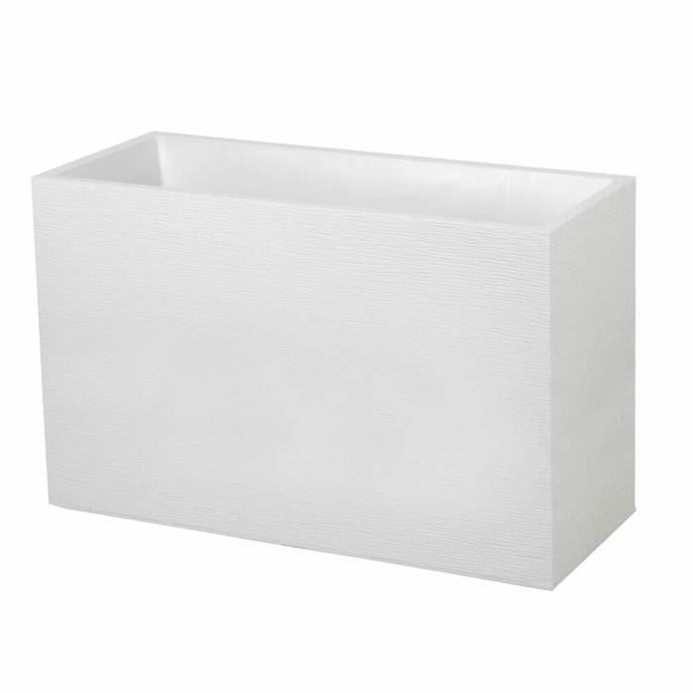 Urtepotte EDA Muret Graphit Hvid Plastik 99,5 x 39,5 x 60 cm Urtepotte EDA Muret Graphit Hvid Plastik 99,5 x 39,5 x 60 cm