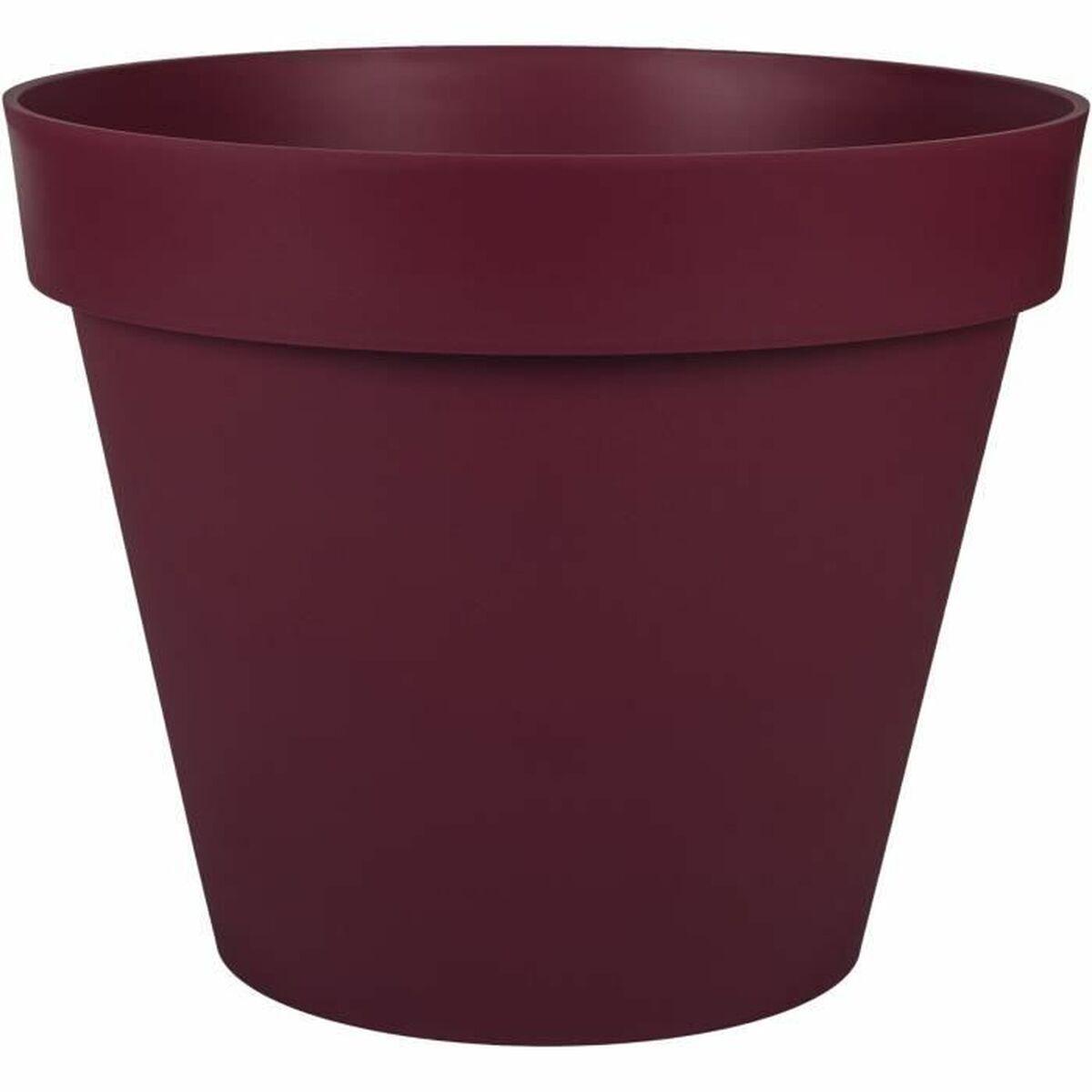 Urtepotte EDA Ø 41 cm Mørkerød Plastik Cirkulær Moderne Urtepotte EDA Ø 41 cm Mørkerød Plastik Cirkulær Moderne