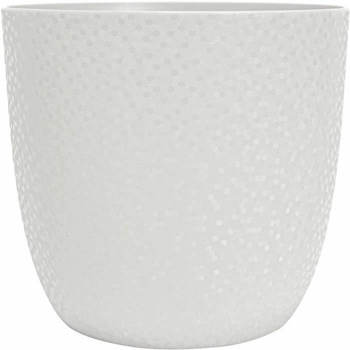 Urtepotte EDA Opal Chape Hvid Ø 29,5 cm Urtepotte EDA Opal Chape Hvid Ø 29,5 cm