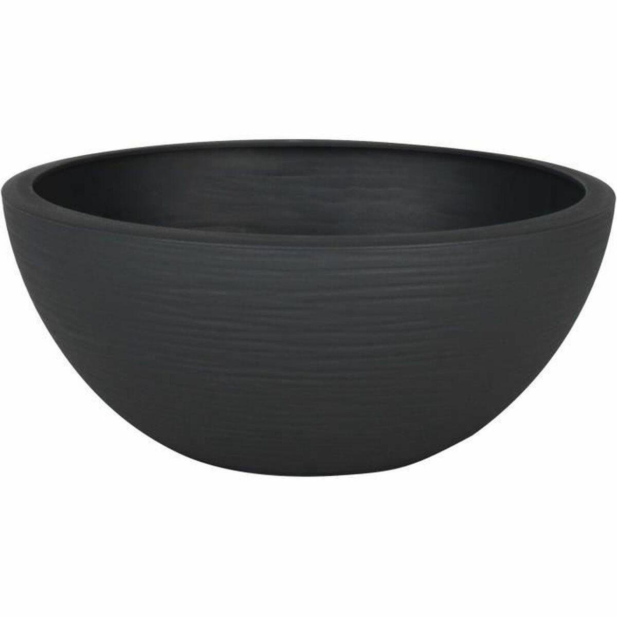 Urtepotte EDA Sort Antracit Ø 25 cm Urtepotte EDA Sort Antracit Ø 25 cm
