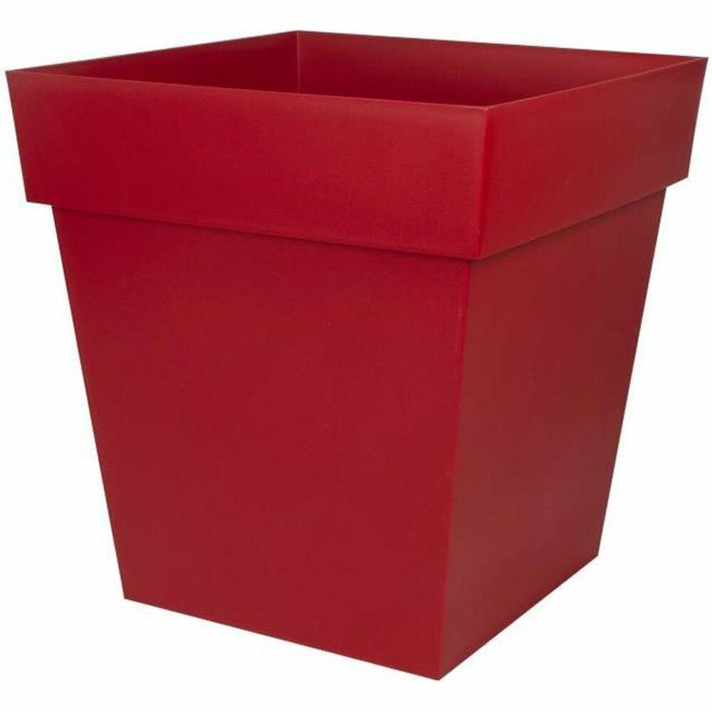 Urtepotte EDA Tuscan Rød Firkantet Ø 50 cm Urtepotte EDA Tuscan Rød Firkantet Ø 50 cm