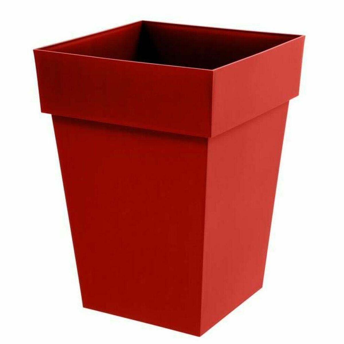 Urtepotte EDA Tuscan Rød polypropylen Firkantet 39 x 39 x 53 cm Urtepotte EDA Tuscan Rød polypropylen Firkantet 39 x 39 x 53 cm