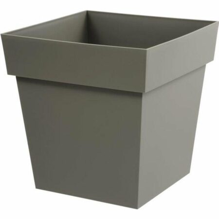 Urtepotte EDA Tuscan Taupe polypropylen Firkantet 39 x 39 x 39 cm