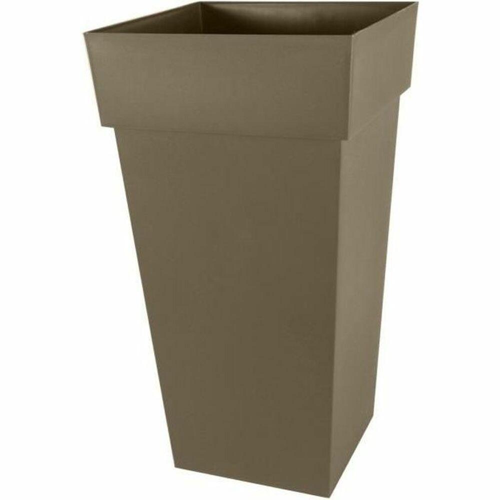 Urtepotte EDA XXL Tuscany Taupe polypropylen Firkantet 43,3 x 43,3 x 80 cm Urtepotte EDA XXL Tuscany Taupe polypropylen Firkantet 43,3 x 43,3 x 80 cm