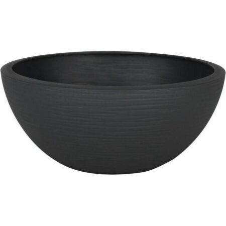 Urtepotte EDA - sort antracit Ø 25 cm (3,3 l)