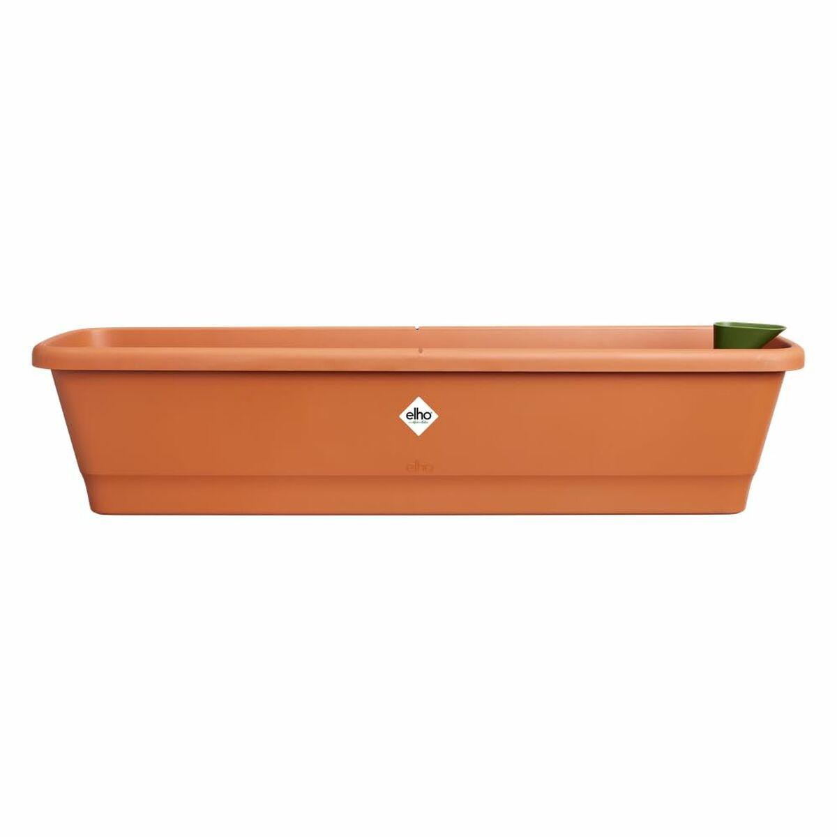 Urtepotte Elho 20 x 78 x 17 cm Brun Plastik Firkantet Urtepotte Elho 20 x 78 x 17 cm Brun Plastik Firkantet