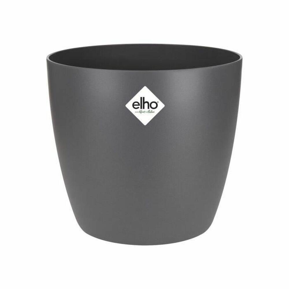Urtepotte Elho 5642322542500 Antracit polypropylen Plastik Cirkulær Urtepotte Elho 5642322542500 Antracit polypropylen Plastik Cirkulær