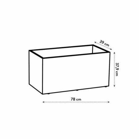 Urtepotte Elho 79 x 35 x 39 cm Plastik Moderne