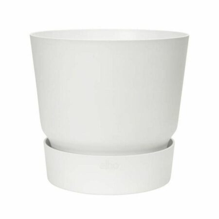 Urtepotte Elho Greenville Ø 24,48 cm Hvid Plastik