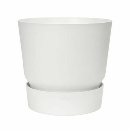 Urtepotte Elho Greenville Ø 24,48 cm Hvid Plastik