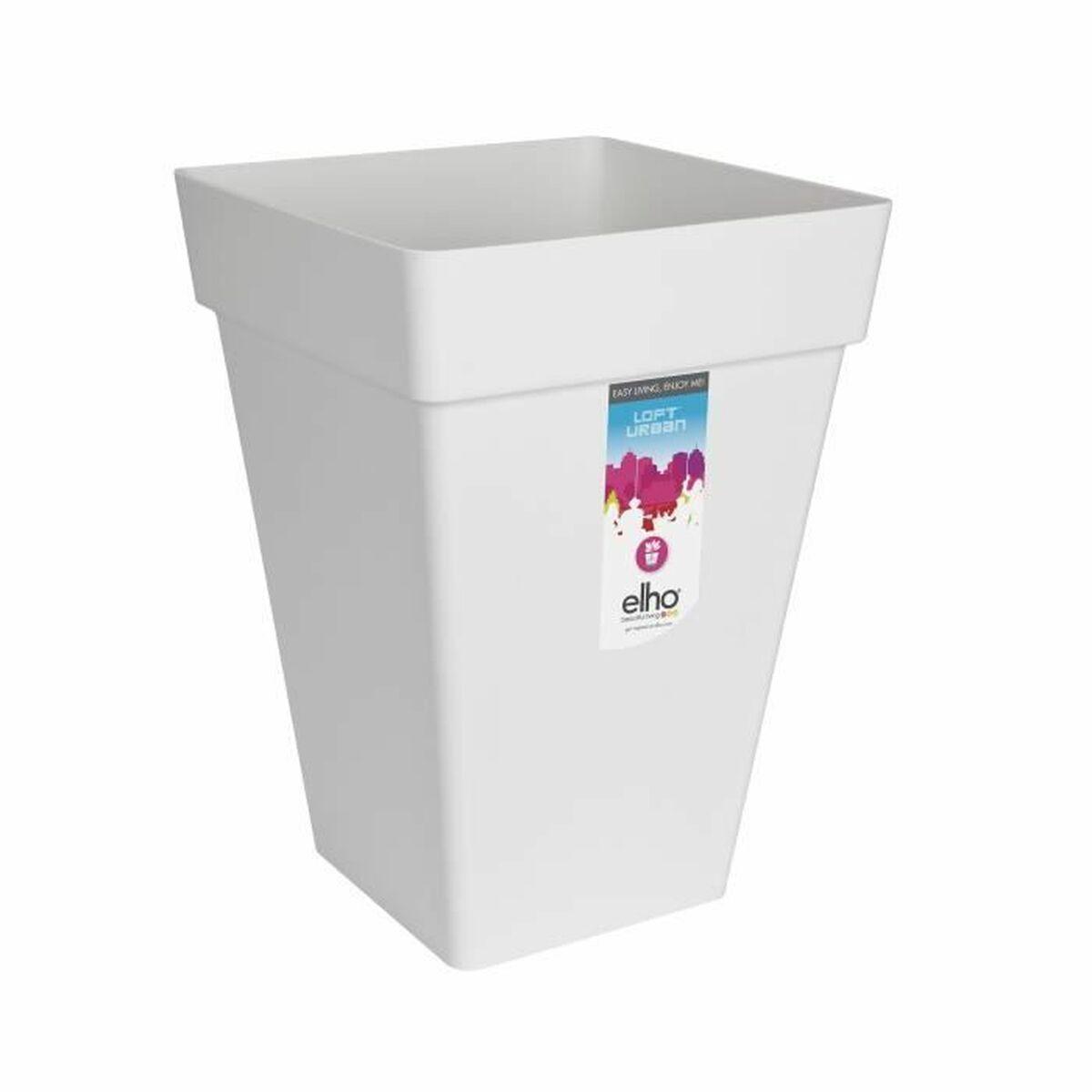 Urtepotte Elho Hvid Plastik Firkantet 37 cm Urtepotte Elho Hvid Plastik Firkantet 37 cm