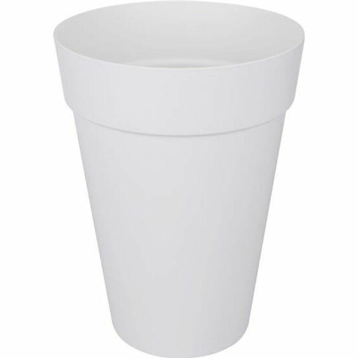 Urtepotte Elho Loft Urban Hvid polypropylen Cirkulær Ø 28 cm Urtepotte Elho Loft Urban Hvid polypropylen Cirkulær Ø 28 cm