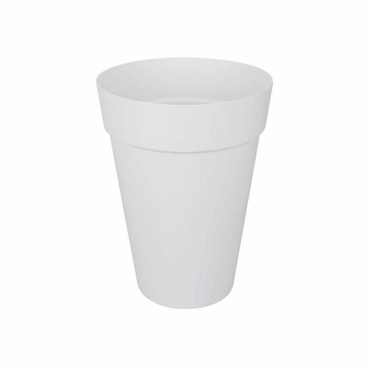 Urtepotte Elho Ø 42 cm Hvid polypropylen Plastik Cirkulær Urtepotte Elho Ø 42 cm Hvid polypropylen Plastik Cirkulær